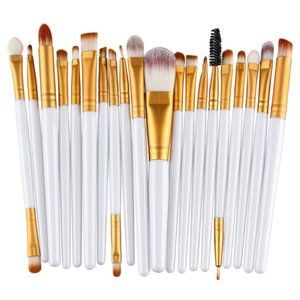 Trendy and Sleek Makeup Cosmetic Brushes Set - 20 Piece